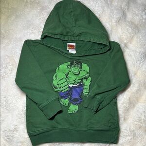 Green Hulk Kids Hoodie